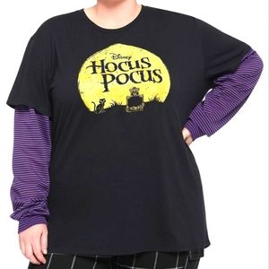 Hot Topic Long Sleeve Hocus Pocus Tee Plus Size 5